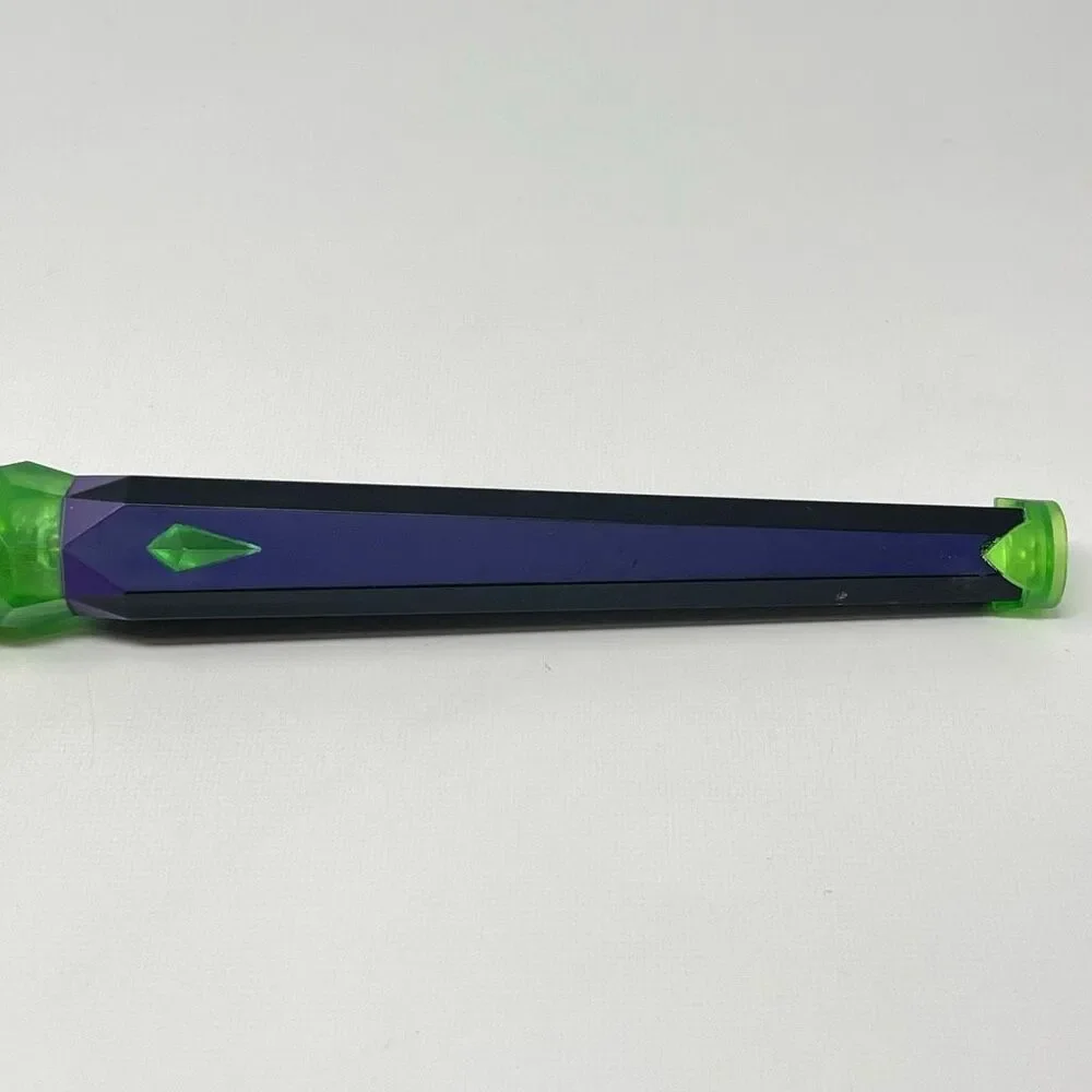 MagiQuest Great Wolf Lodge Wand Green Gem Purple Blue Vine Works 2022 No Topper